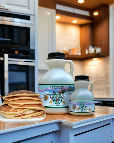 Sillloway Maple Rich Maple Syrup Pint and Half Pint Jugs