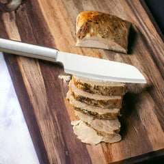 Sliced Pork Roast with Rada Chef's Knife at Harvest Array