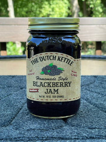 Dutch Kettle Amish Seedless Homemade Style Blackberry Jam