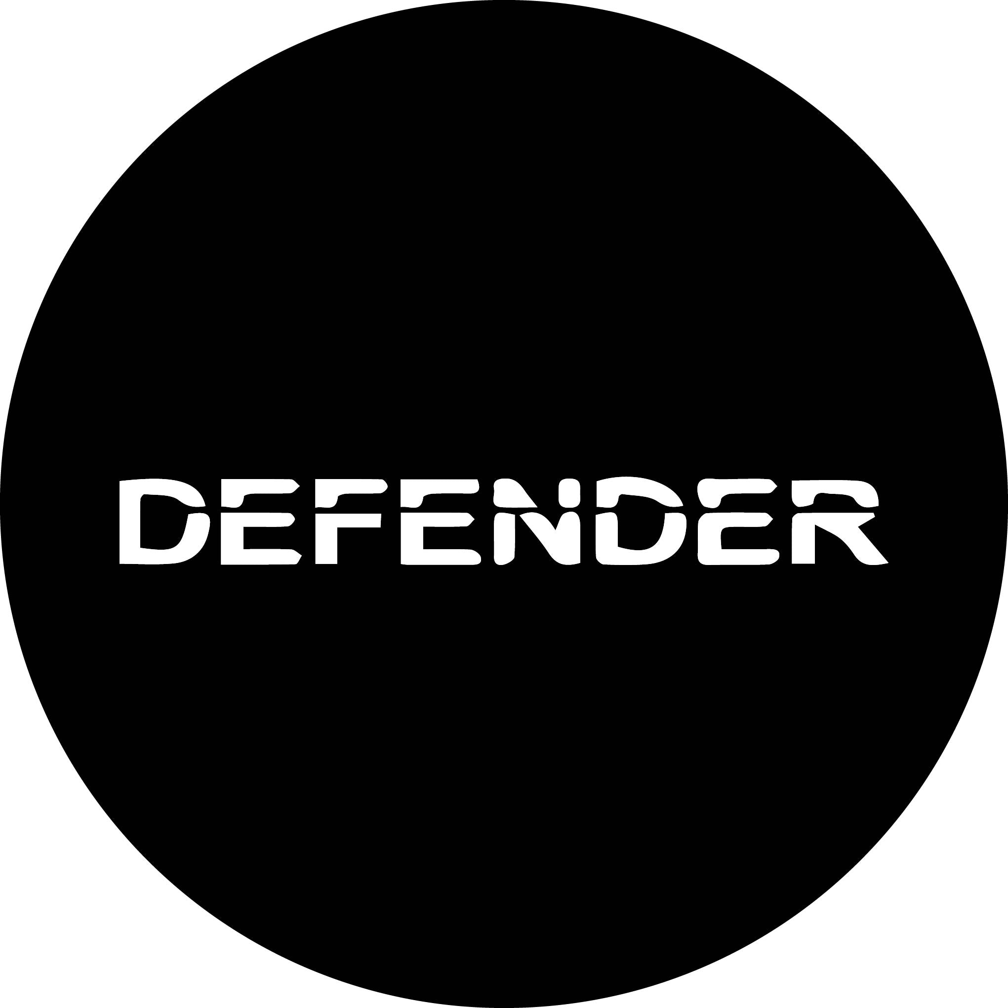 Spare Wheel Cover with Defender Lettering