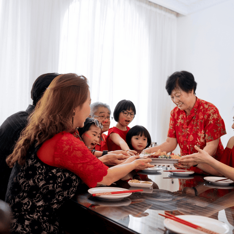 Lunar New Year family dinner