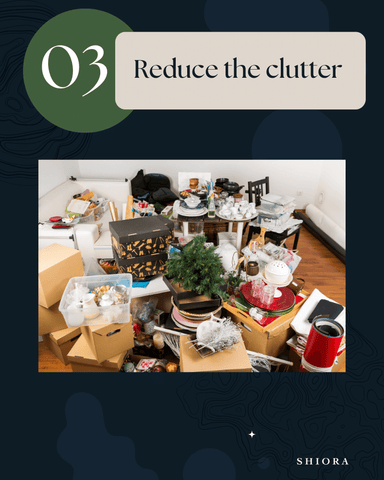  Reduce the clutter