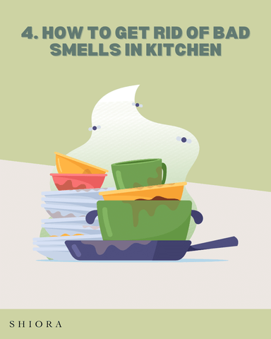  How to get rid of bad smells in kitchen?