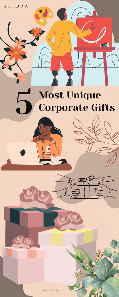 5 Most Unique Corporate Gifts Infographic