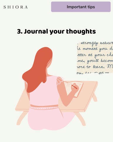 3. Journal your thoughts