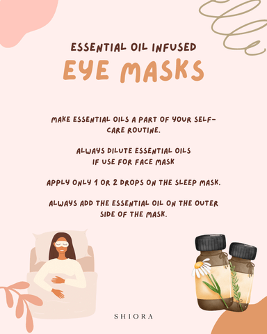 Shiora blog image essential oil infused eye masks