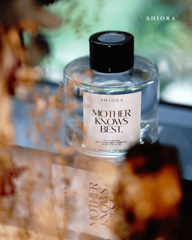 shiora's limited edition reed diffusers "mother know best" 