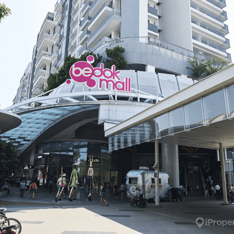 Bedok Mall is a suburban shopping mall in Bedok, Singapore, and is part of a mixed development that includes retail and residential space, as well as a bus interchange. It was Bedok's first big retail mall to open.