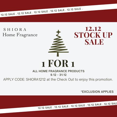12.12 promotion 1 for 1 home fragrance shiora reed diffuser singapore