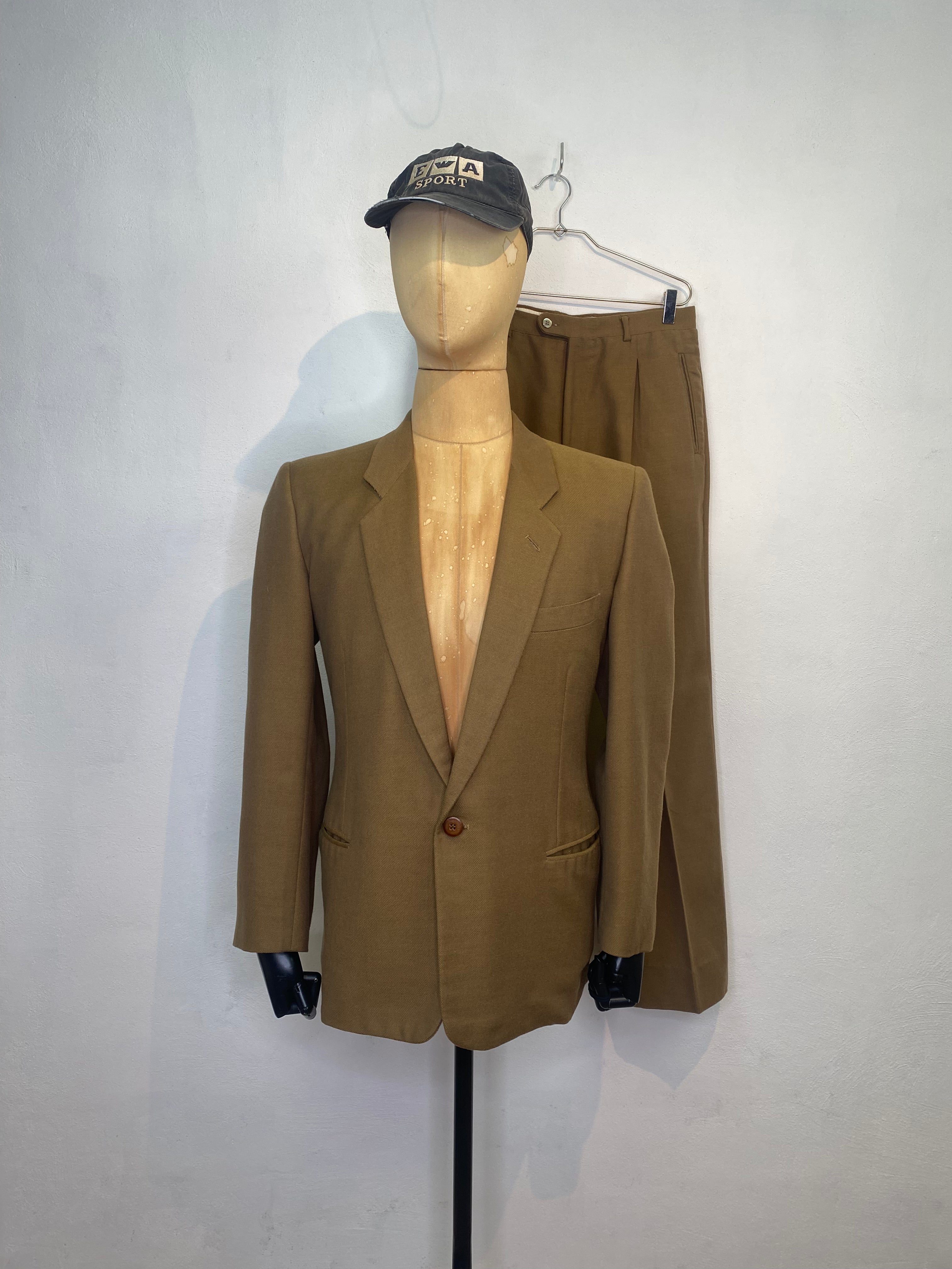 image of 1980s Giorgio Armani main line cognac