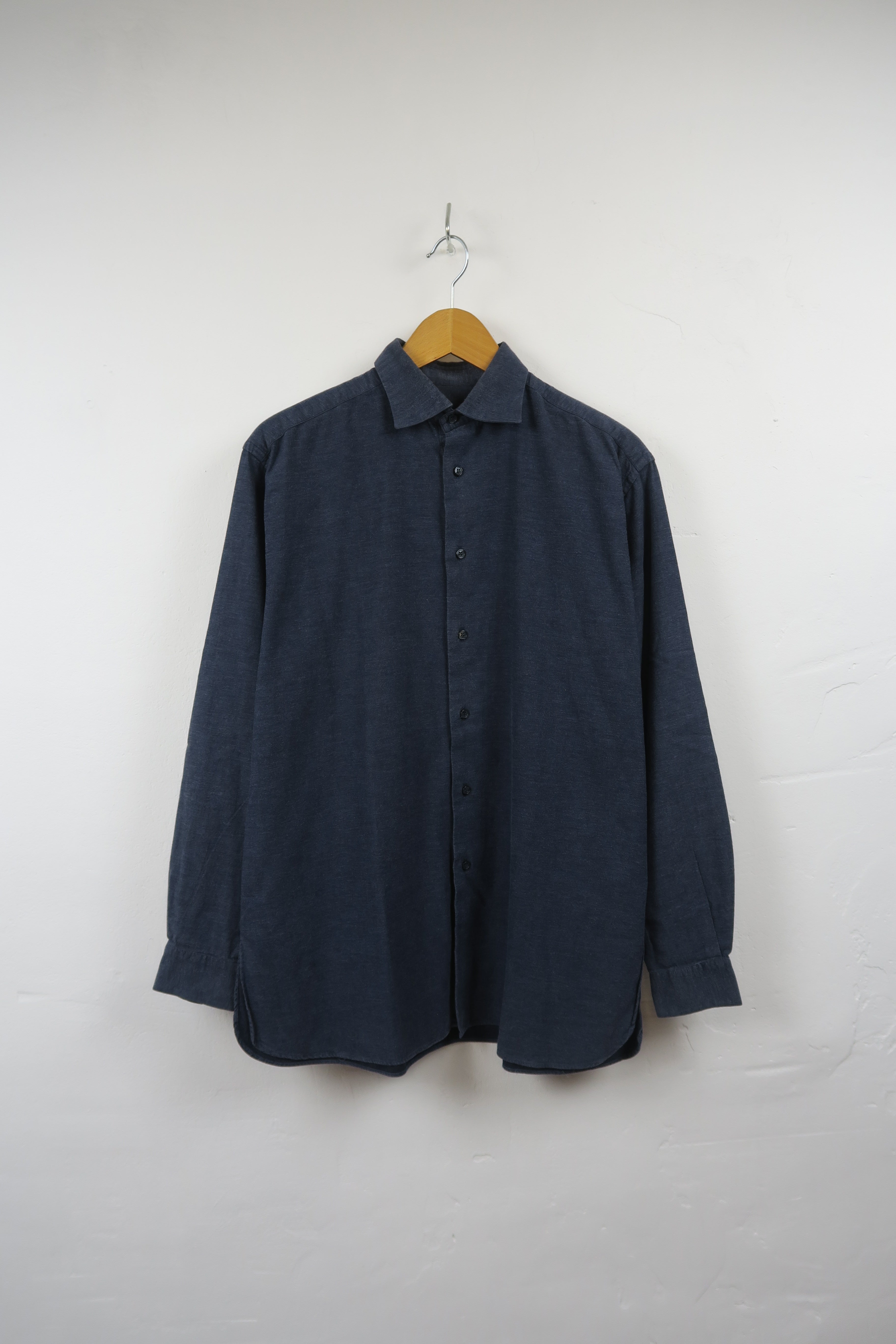 image of 1990s Giorgio Armani black label Shirt/blue