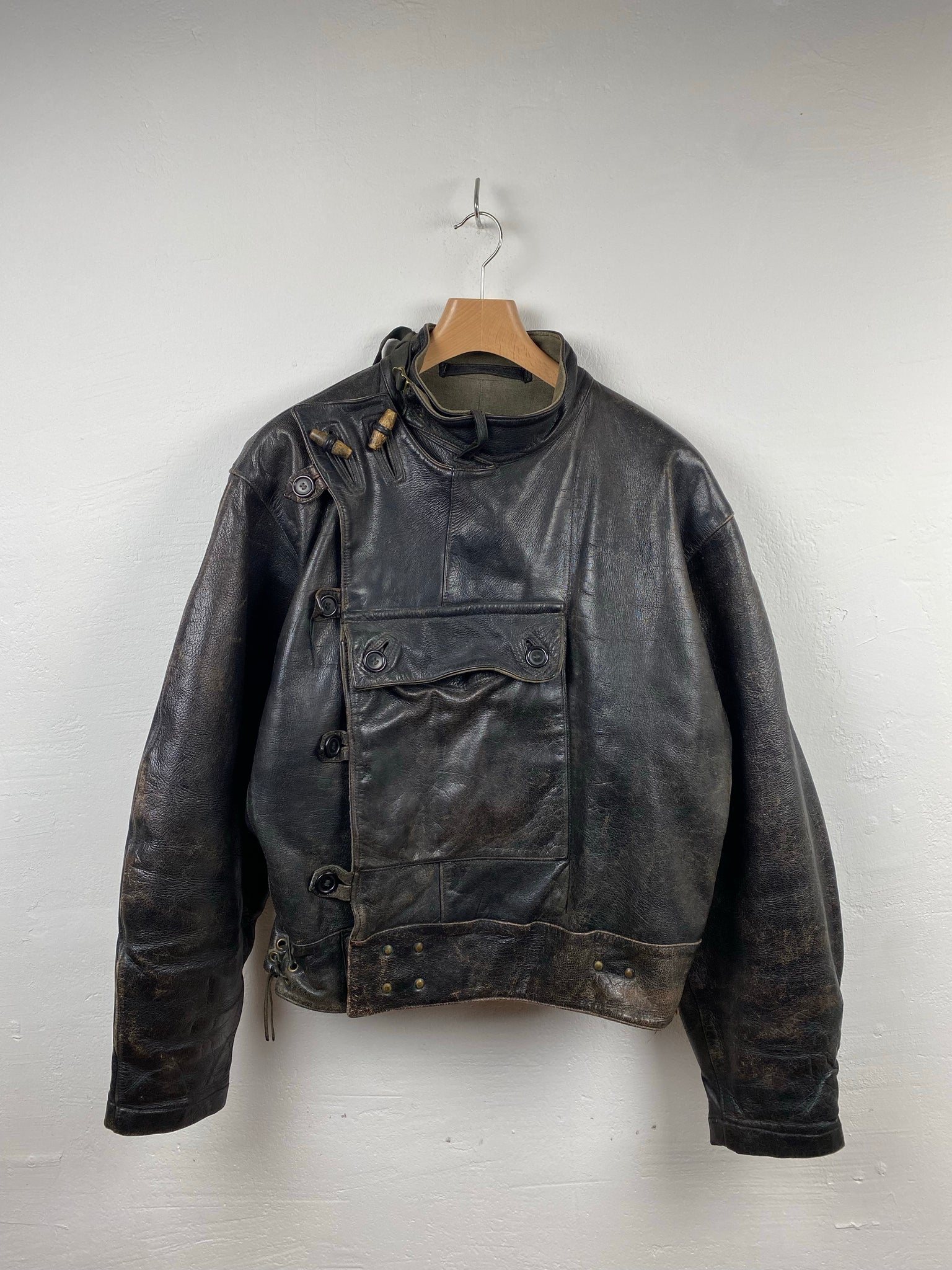 1950s Swedish motorcycle leather jacket – Bluehorse.clothing