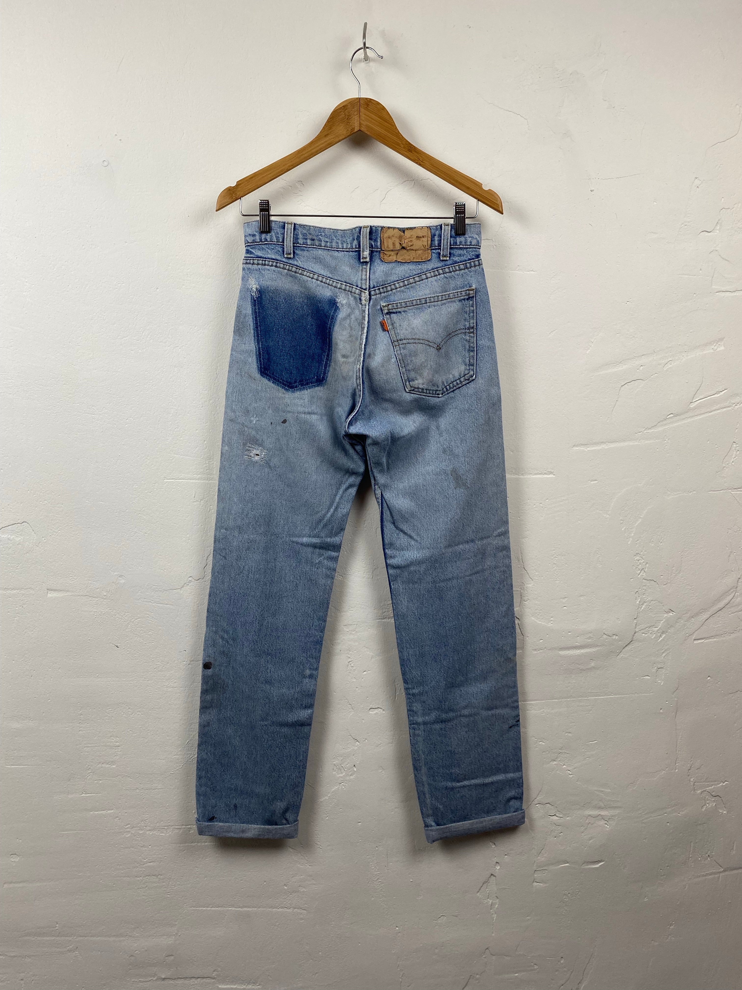 image of 1970s Levis 504 yellow tab