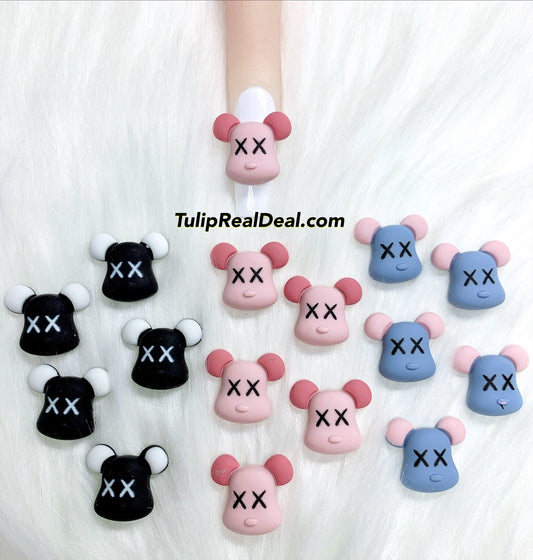 Kaws 3D charms 4pcs