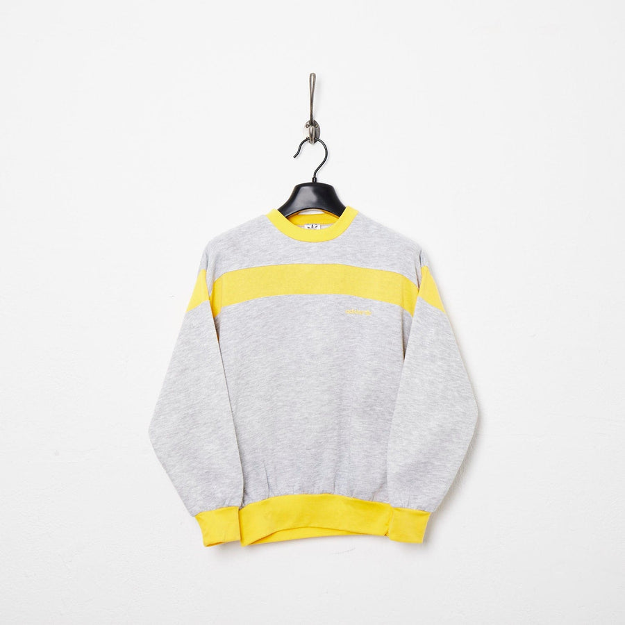 Vintage Adidas Sweatshirt Grey/Yellow – True Store