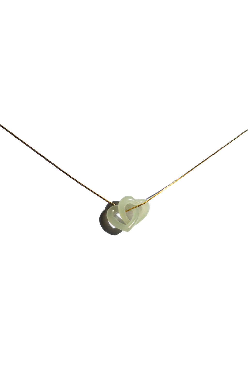 Plum Blossom — Green Jade Pendant Necklace | seree