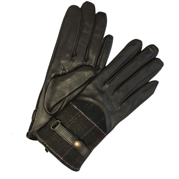 barbour dee tartan gloves