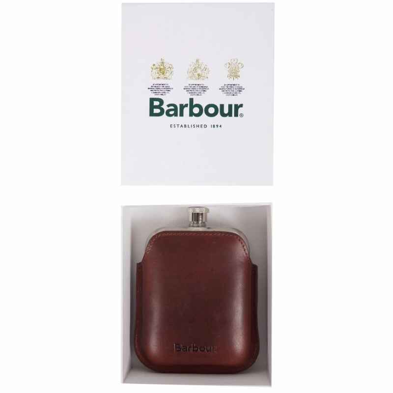 barbour hip flask sale