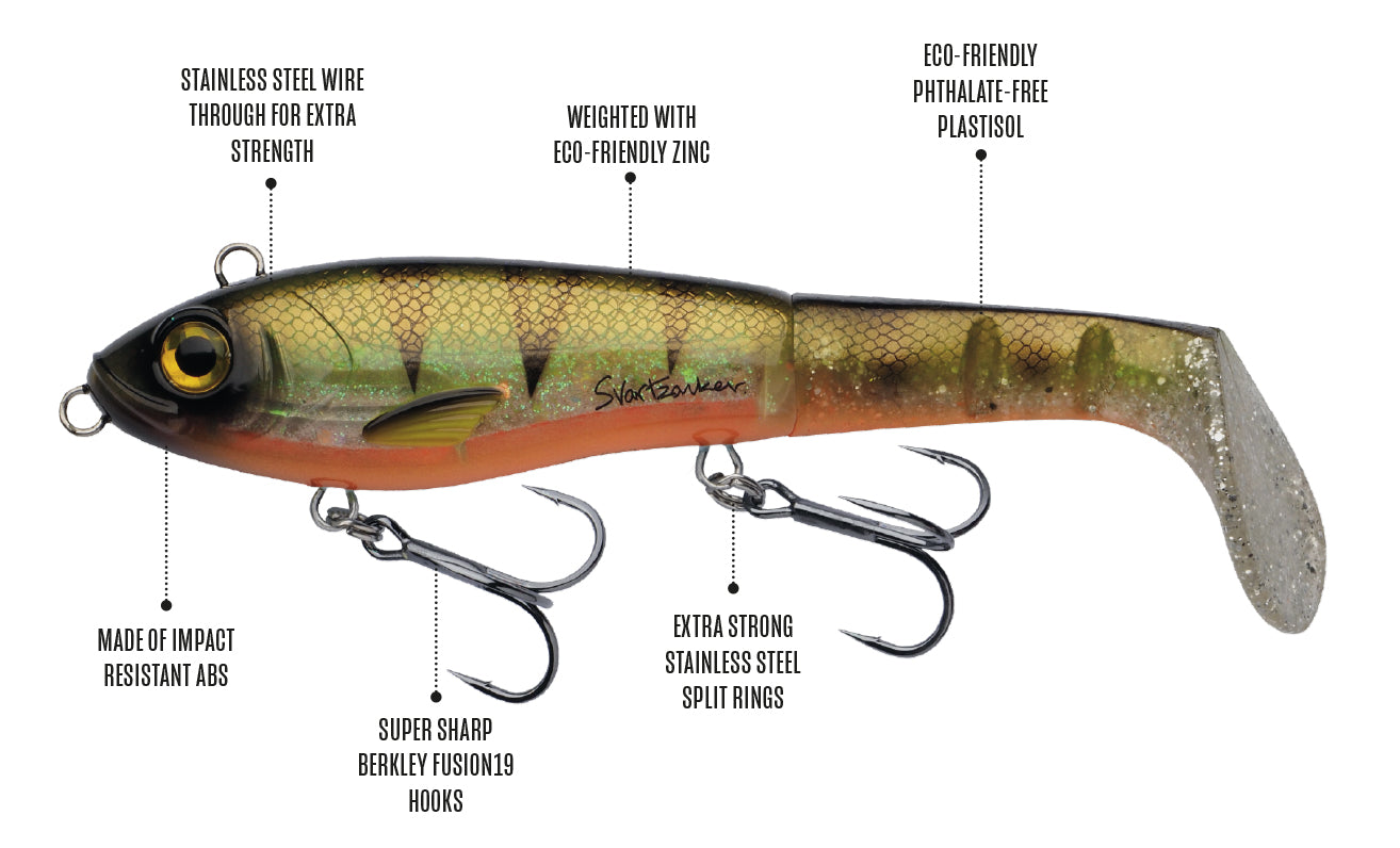 Natural presentation examples on Hit Stick bait