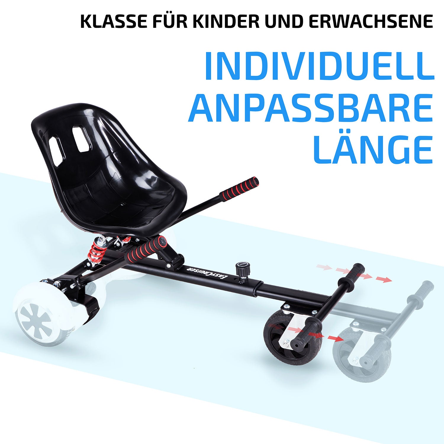 EasyCruiser Hoverboard Sitz für Hoverboards 6,5-10 Zoll Hovercart sch,  59,95 €