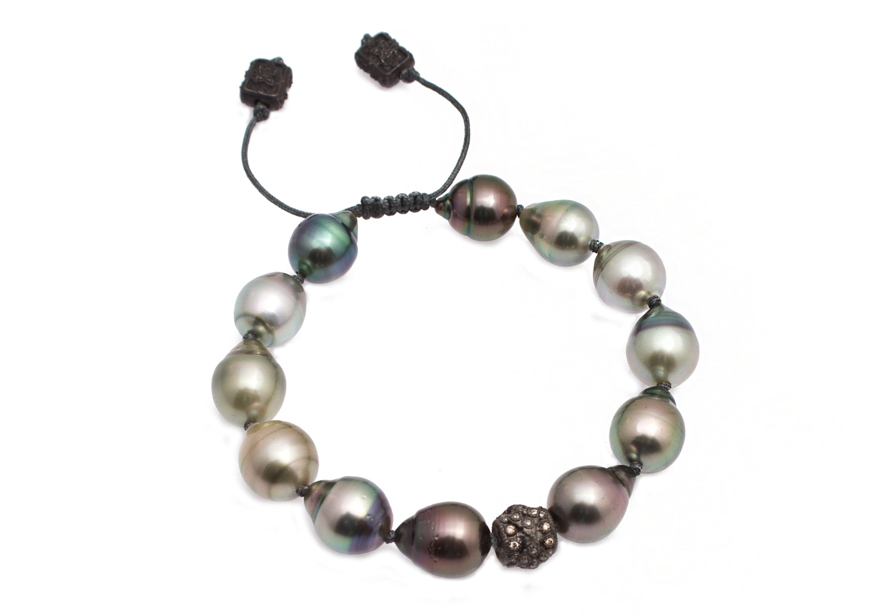 Tahitian Pearl Beaded Pull Bracelet – Armenta Collection