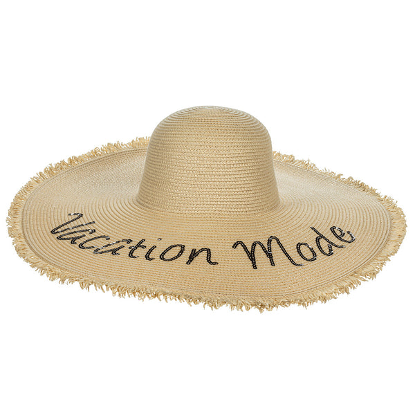 Vacation mode sun hat