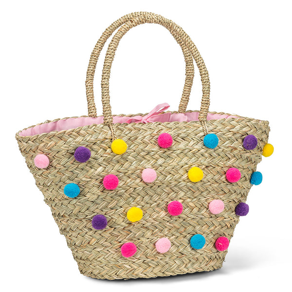 Multicolor Basket Tote