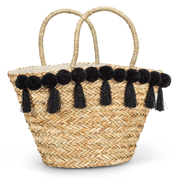 Black Fringe Tote