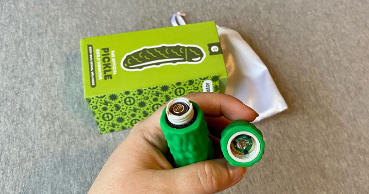 Emojibator Pickle Vibrator battery operated
