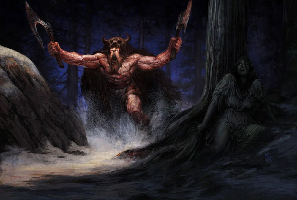 Wikinger-Berserker verehrten Odin, den Allvater