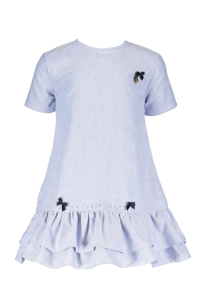 nederlaag Inferieur onze Le Chic Baby Girls Short Sleeve Chambray Dress – Magnolia Sweet Kids
