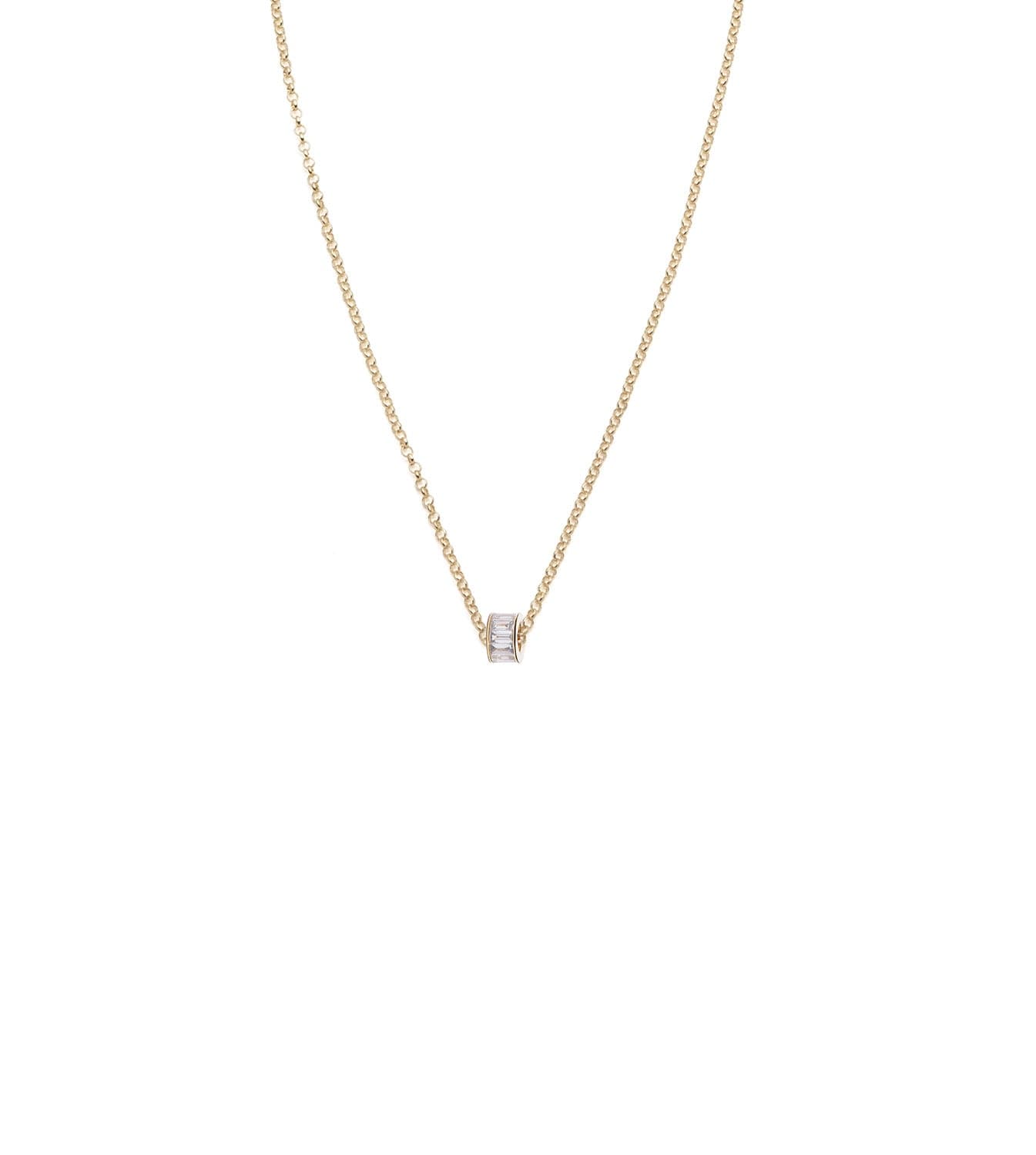 CARTIER Diamond White Gold Heart Pendant Necklace