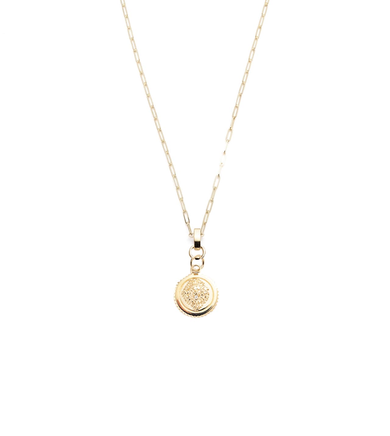 Foundrae | Protection Small Mixed Belcher Extension Chain Necklace 18K Yellow Gold Size 2mm