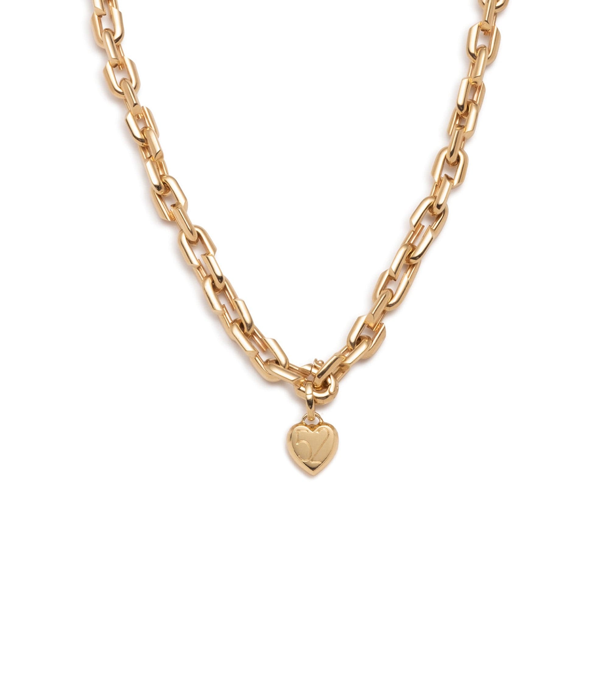 Yellow Gold Heart Necklace