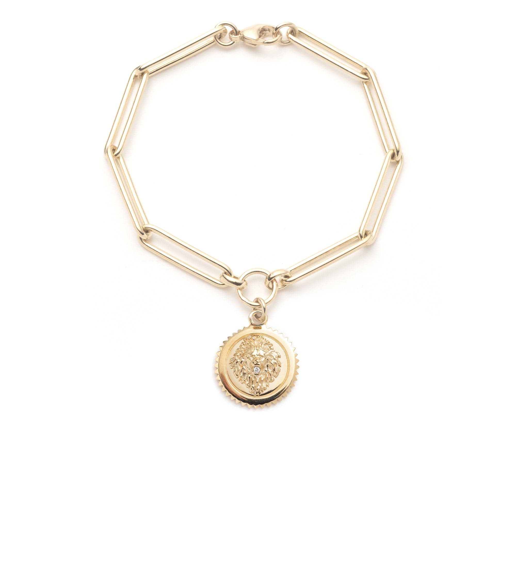 Versace Monogram Chain-Link Bracelet - Gold