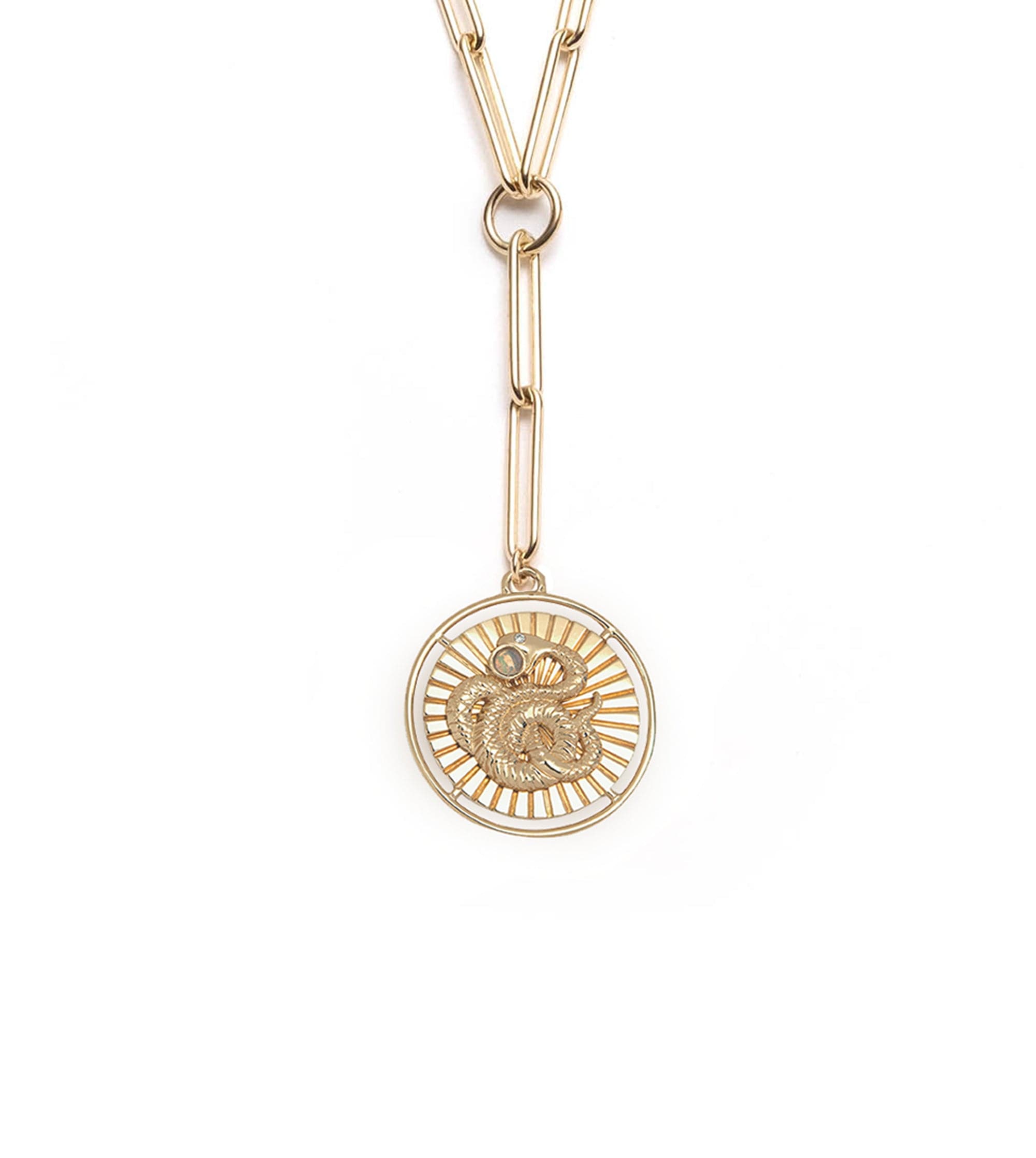 Medium Wholeness Yellow Gold Medallion | Foundrae