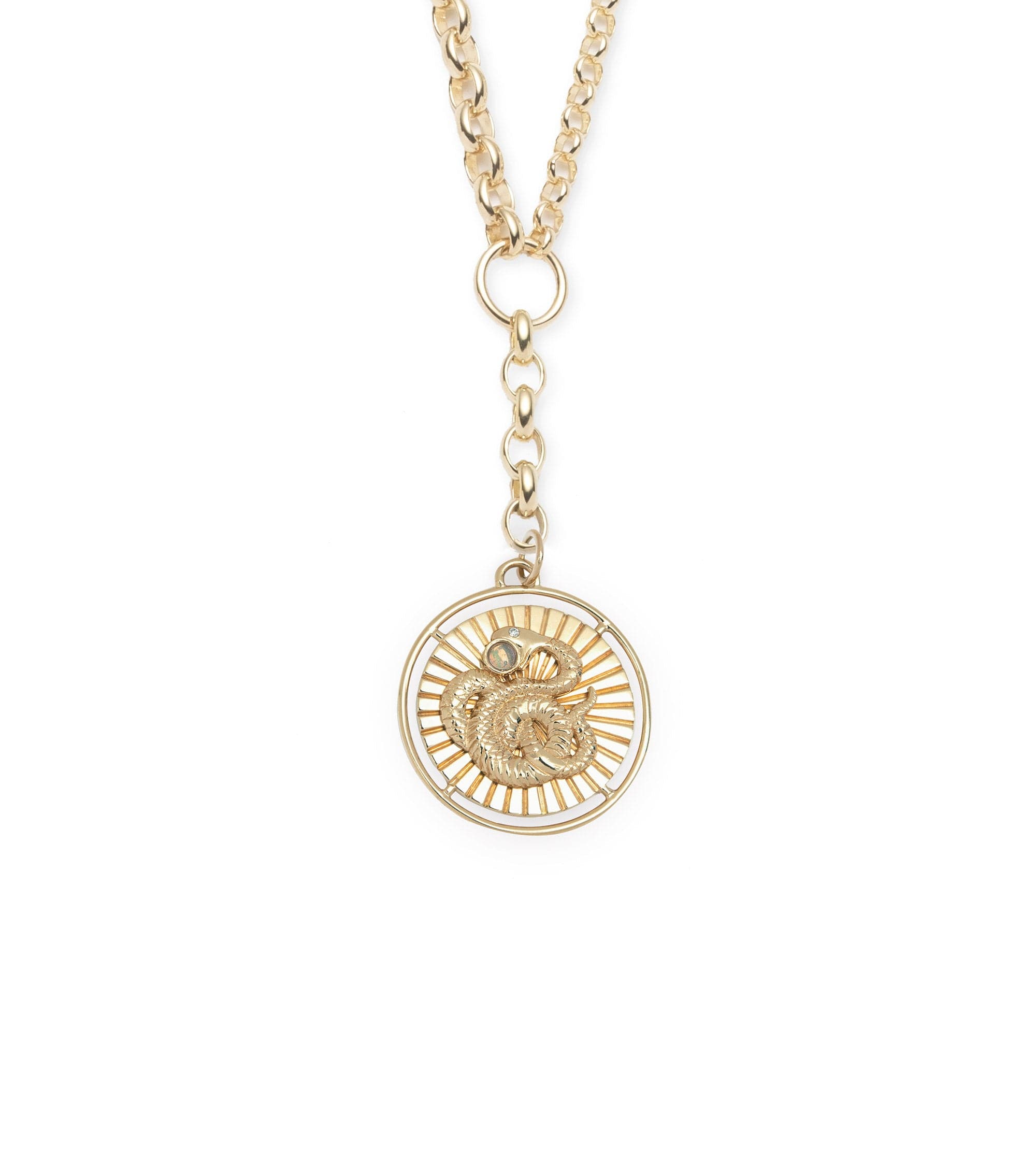 Medium Wholeness Yellow Gold Medallion | Foundrae