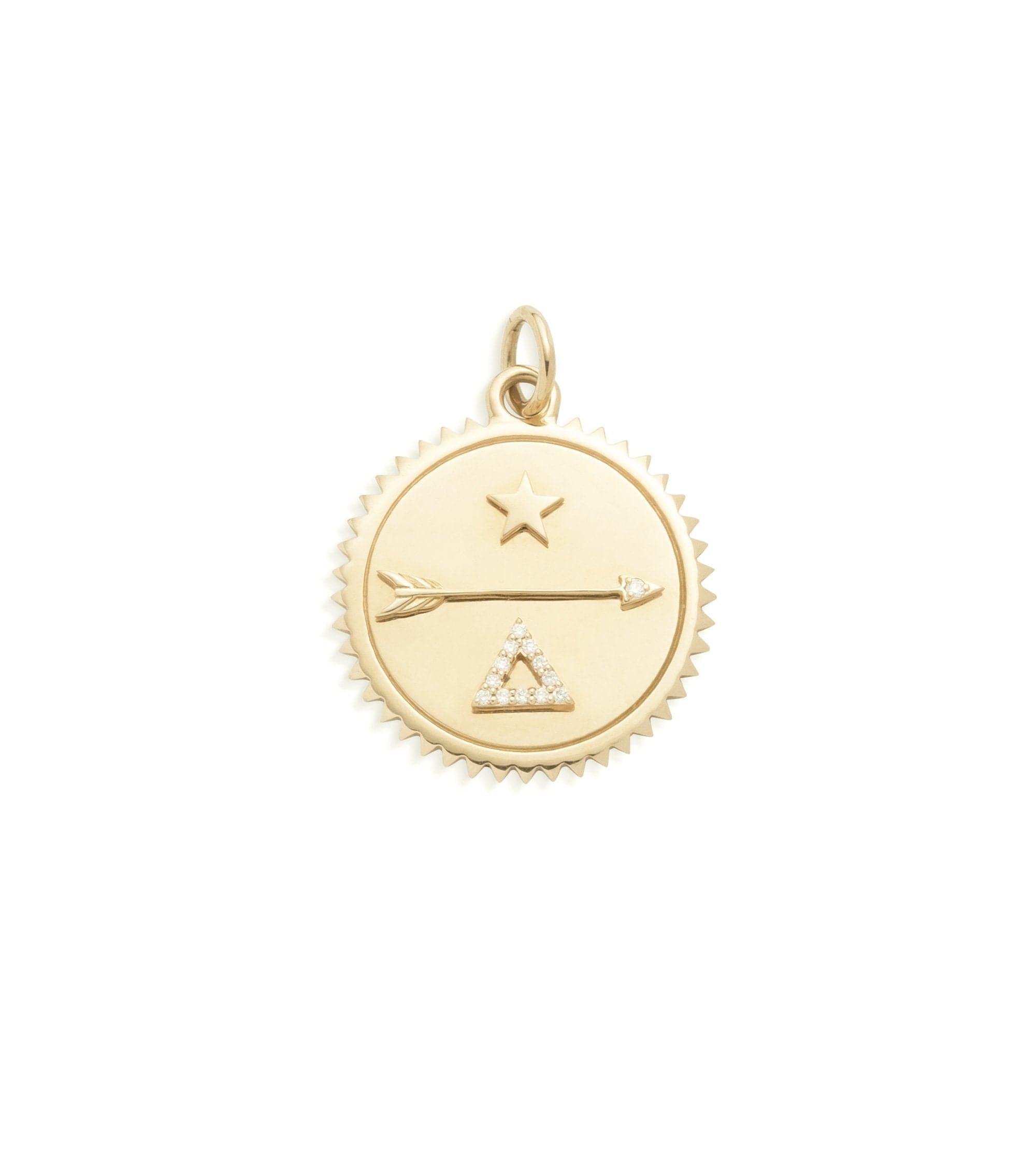 Medium Wholeness Yellow Gold Medallion | Foundrae