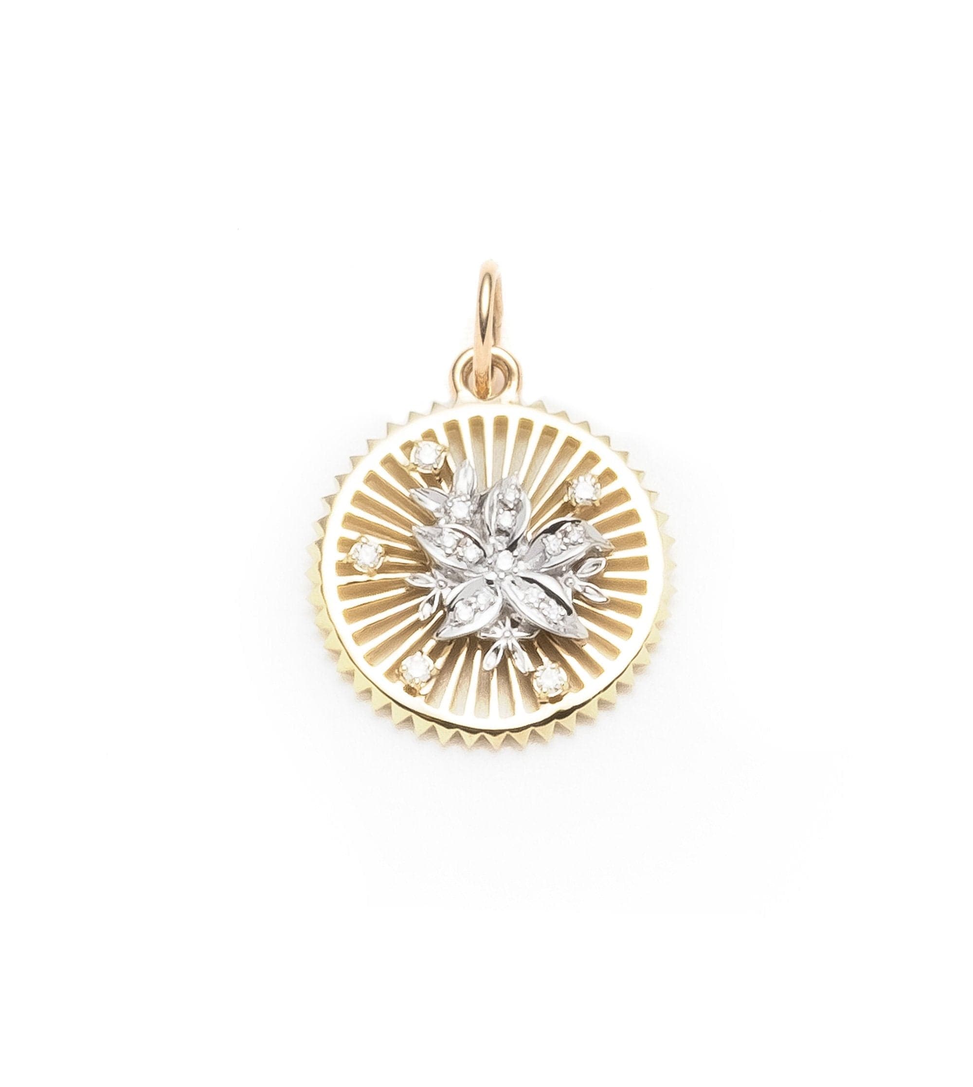 18K Yellow Gold Resilience Medium Medallion with Diamond – FoundRae