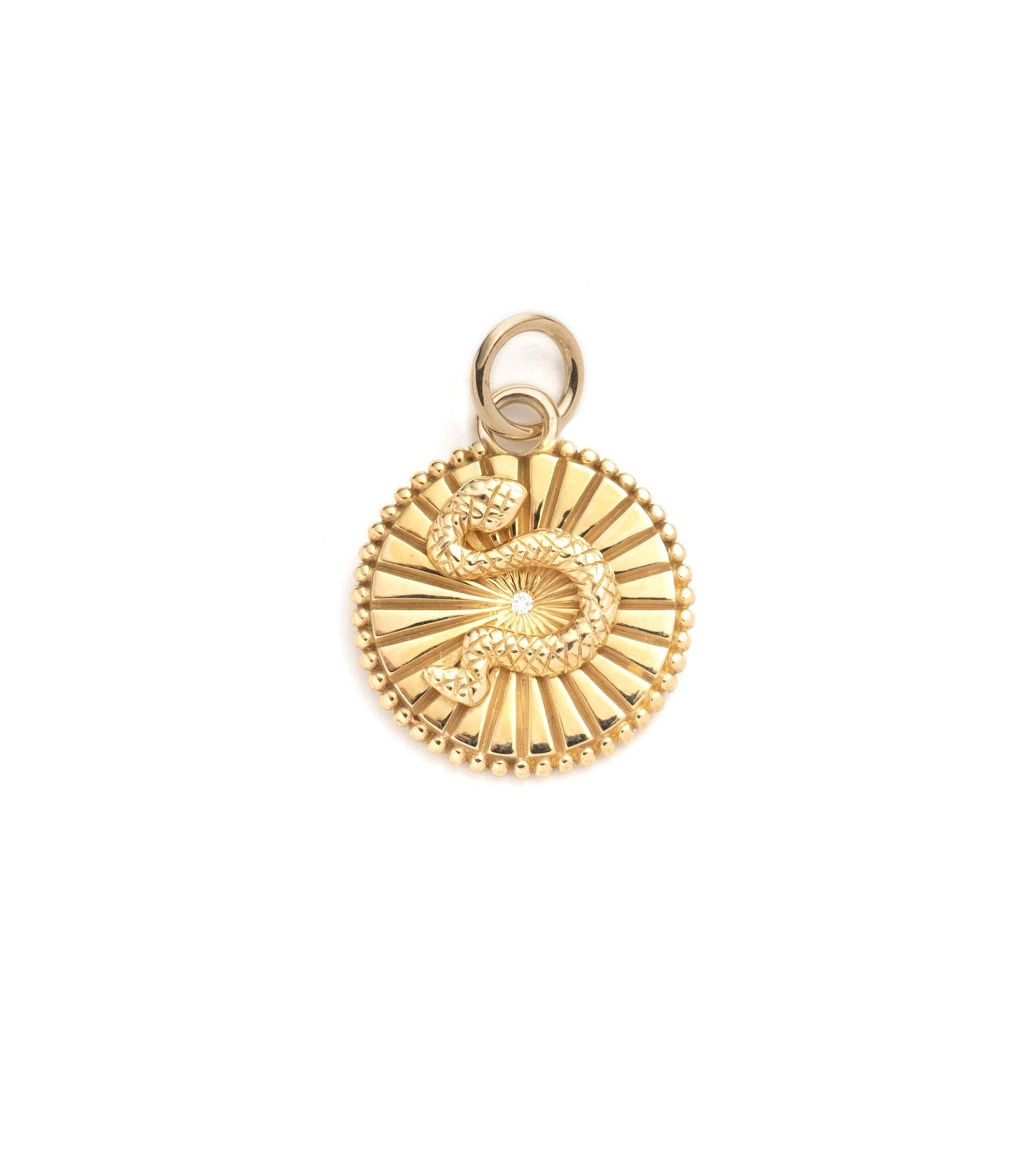 Medium Wholeness Yellow Gold Medallion | Foundrae