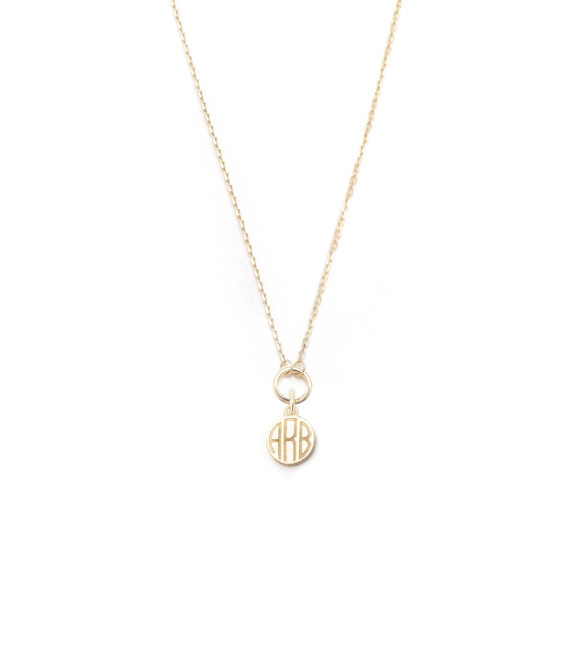 18K Yellow Gold Star Personalized Initial Chain Necklace & Medallion with  Diamond – FoundRae