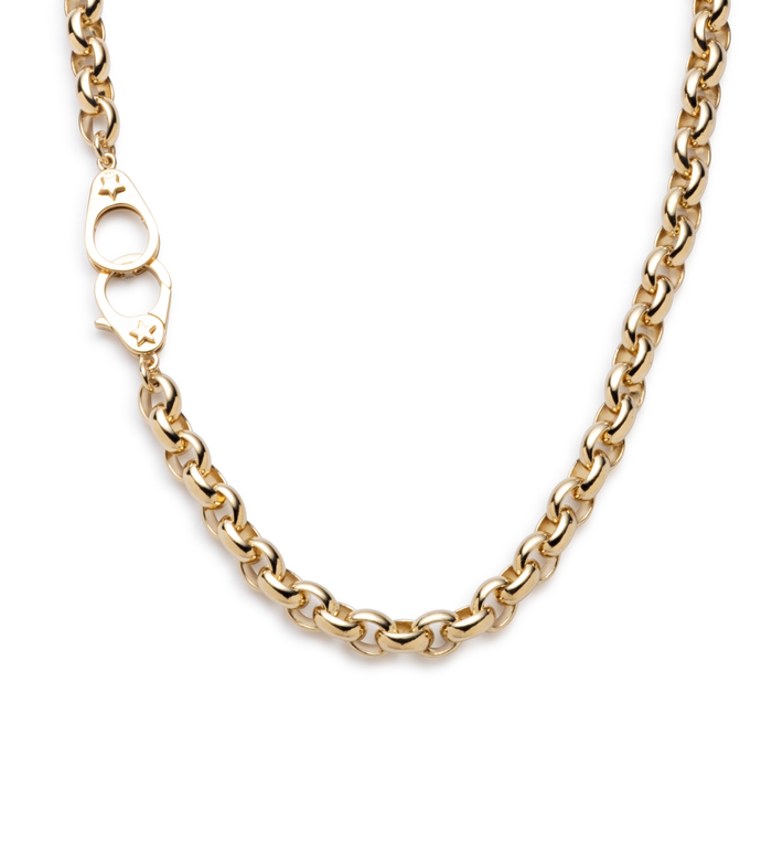 Diamond Station Necklace With Paper Clip Chain (0.80 ct.) in 14K Gold |  Capucelli