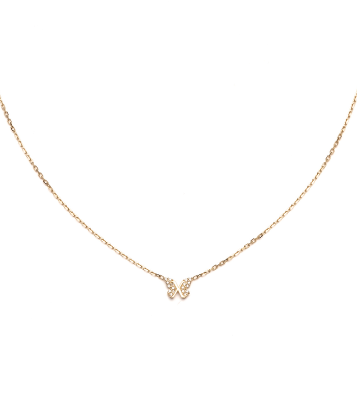 18K Yellow Gold Four Heart Clover Mini Medallion with Diamond – FoundRae