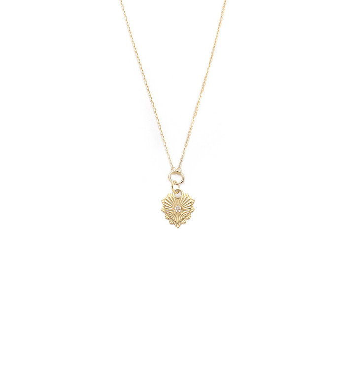 Diamond Heart Charm Necklace for Women | Jennifer Meyer