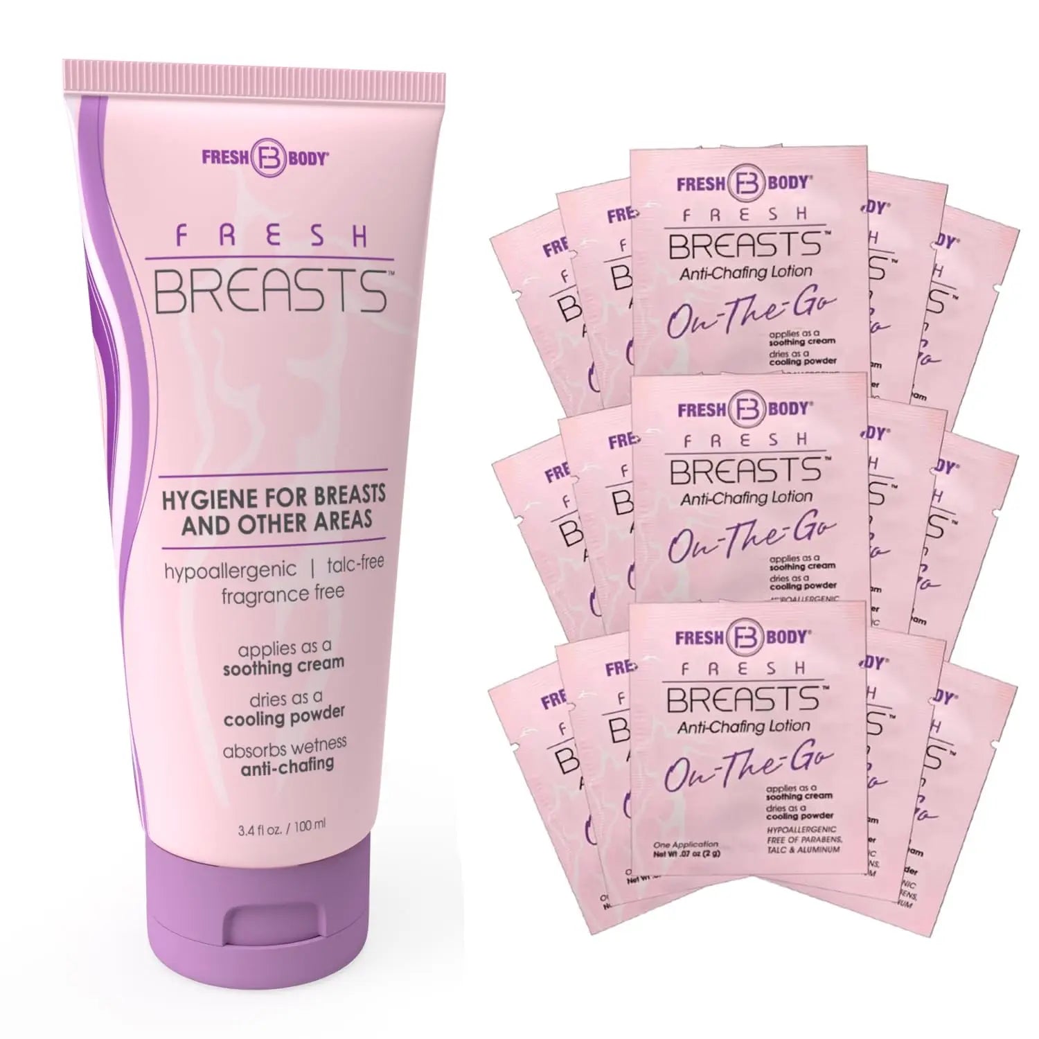 fresh breasts bundle on the go travel