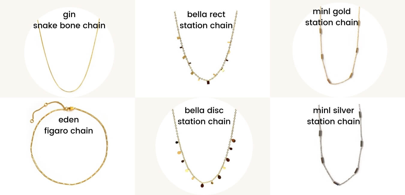 koragarro delicate chain necklace