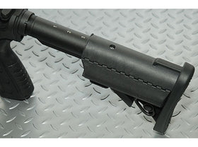 G&P Stubby Buttstock with AEG Stock Tube (Black) | Bunny Workshop