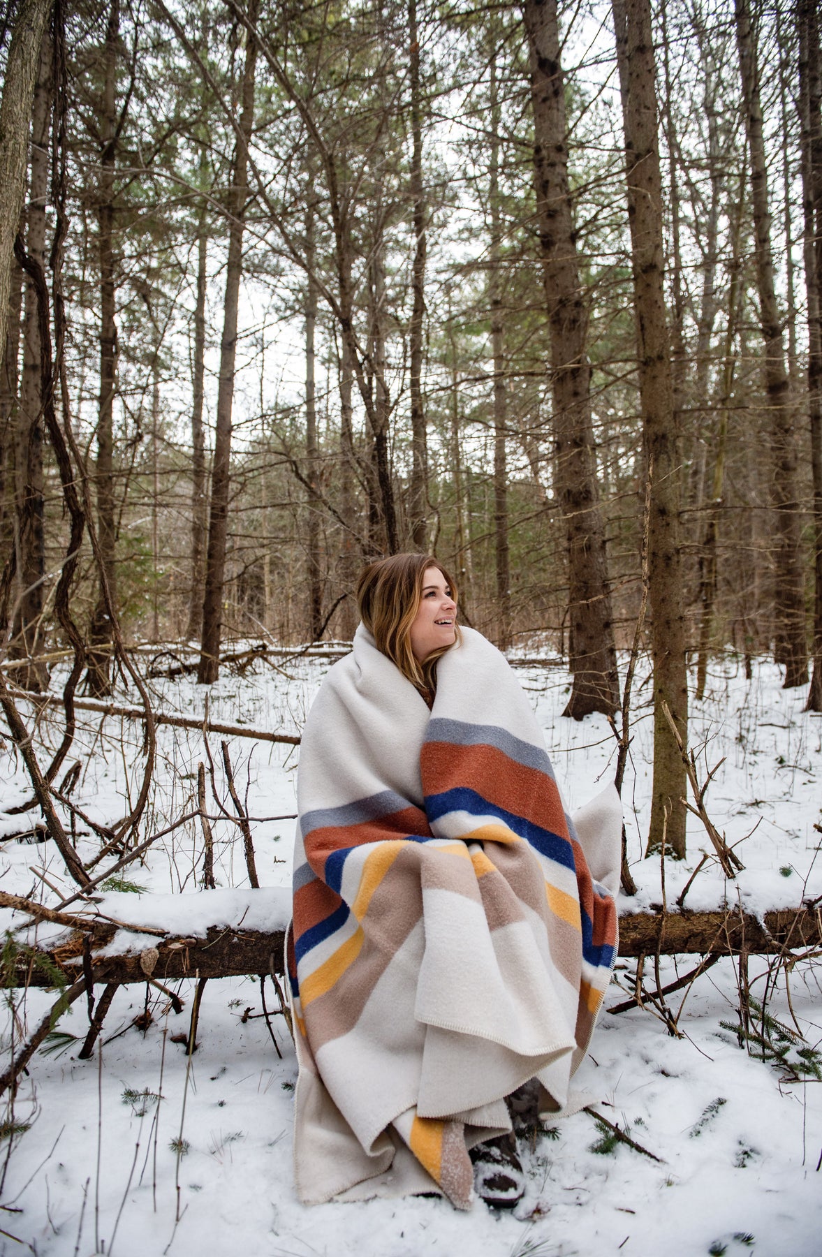 Wool Blanket, Mountain Clouds – Woolino Canada