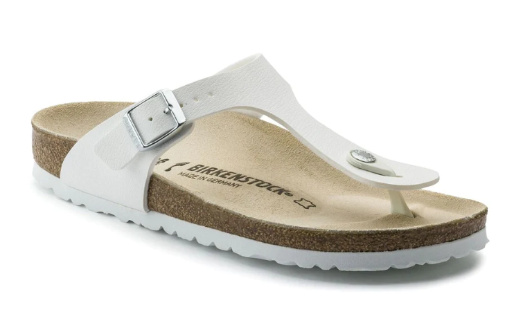 BIRKENSTOCK GIZEH BIRKO FLOR BLACK REGULAR - Smiths Sports Shoes Online