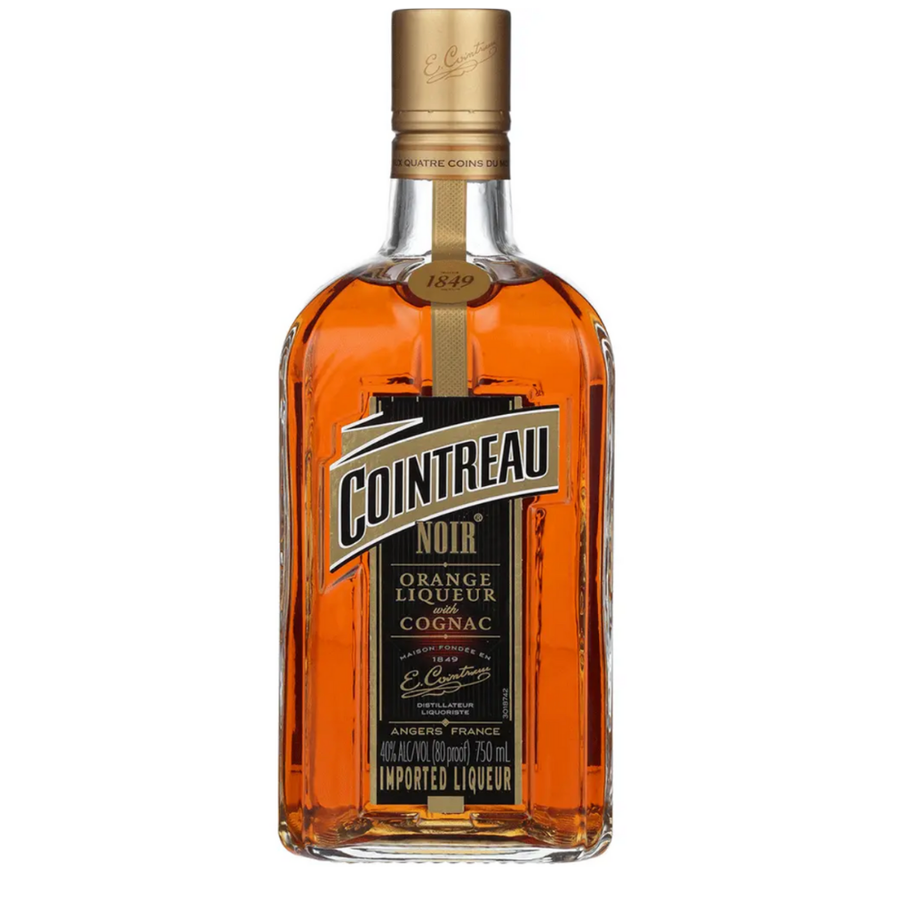 Image displays a bottle of Cointreau Noir